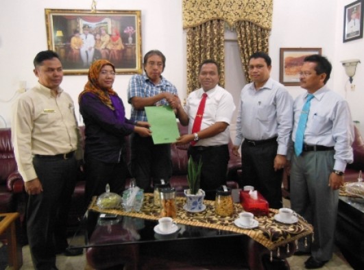 Tim peneliti UGM diterima Walikota Sawahlunto