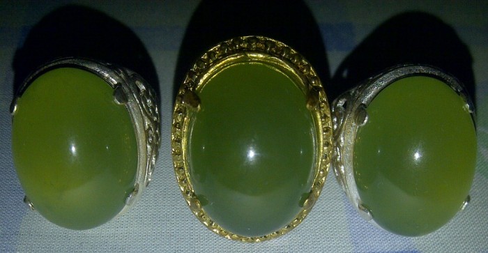 Batu akik sungai dareh daun pisang 