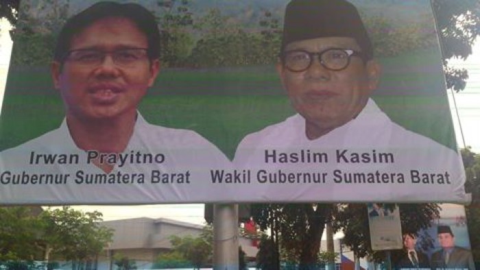 Nama Wakil Gubernur Sumbar Ditulis 