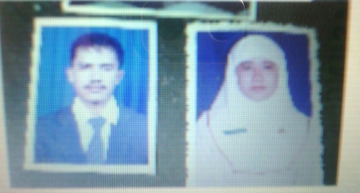 Korban ST M Kamil dan Yusmanidar (Foto Wahyu Sikumbang)