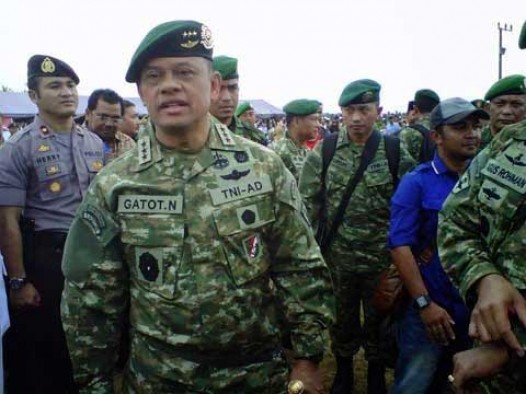 Kepala Staf TNI Angkatan Darat (KSAD) Jenderal Gatot Nurmantyo