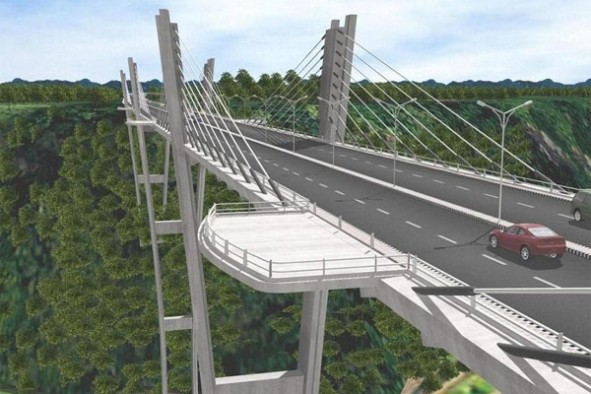 Ilustrasi Jembatan Sianok