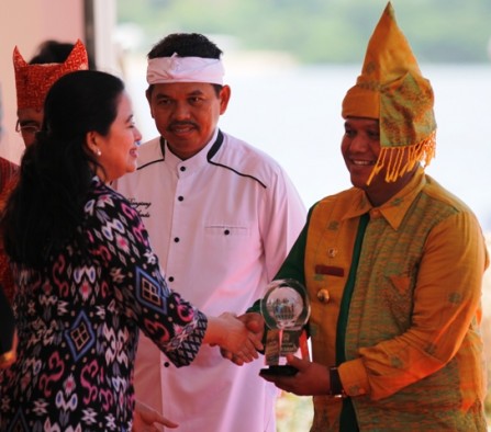 Puan Maharani serahkan penghargaan pada Ali Yusuf
