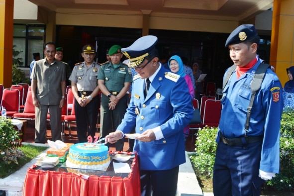 Upacara HUT Damkar ke-97 di Agam