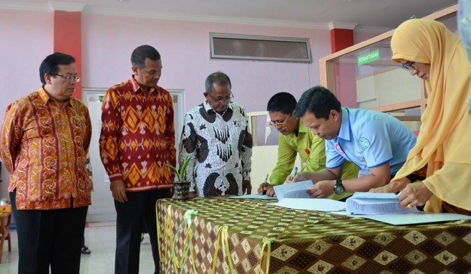  Penandatanganan naskah kerja sama antara RS TMC dan BPJS