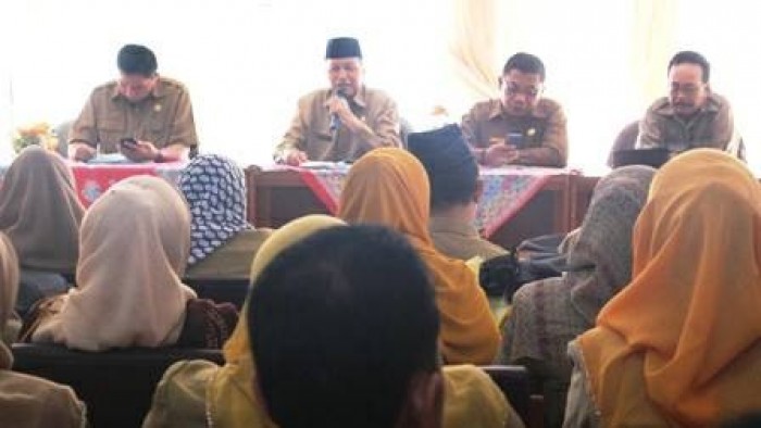 Kakan Kemenag Masrican membuka pembinaan CPNS