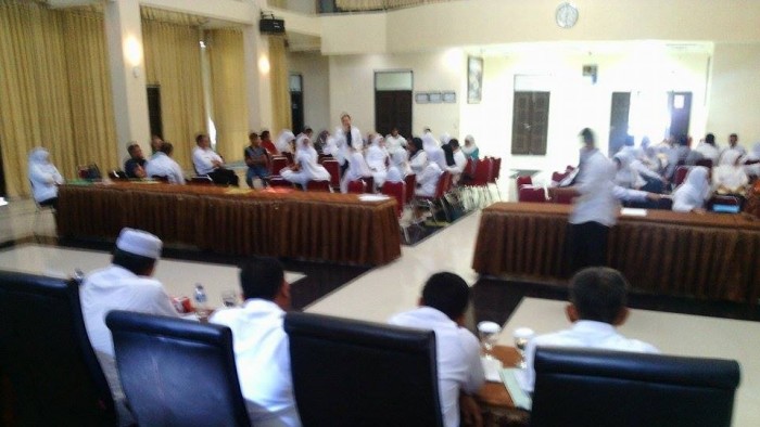 Suasana diskusi Rakerda TP UKS