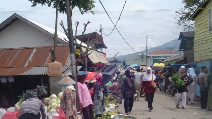 Pasar Bawan yang kini sudah sangat ramai