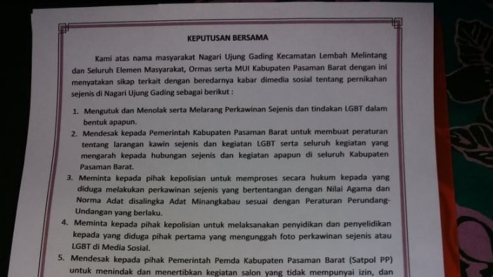 Surat pernyataan 