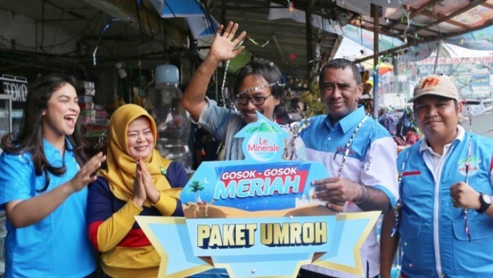 Program ini bertujuan untuk memberikan apresiasi dan penghargaan tertinggi bagi pedagang yang sudah berkontribusi pada pemasaran Le Minerale kepada konsumen.