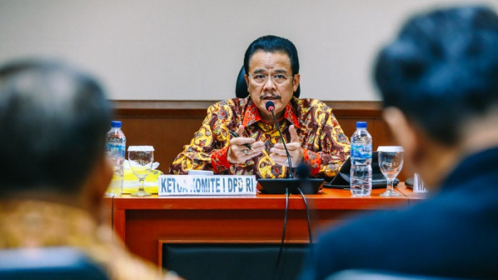 Ketua Komite I DPD RI, Teras Narang.