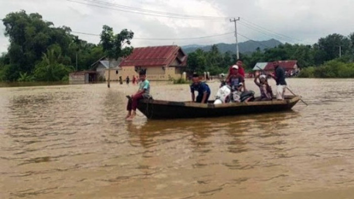 Banjir besar di Pulau Siberut melanda 5 kecamatan, 12 desa 