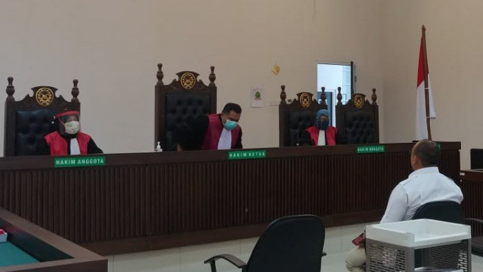 Andre Rosiade jadi saksi di sidang kasus prostitusi. (Ldi/Langgam.id)
