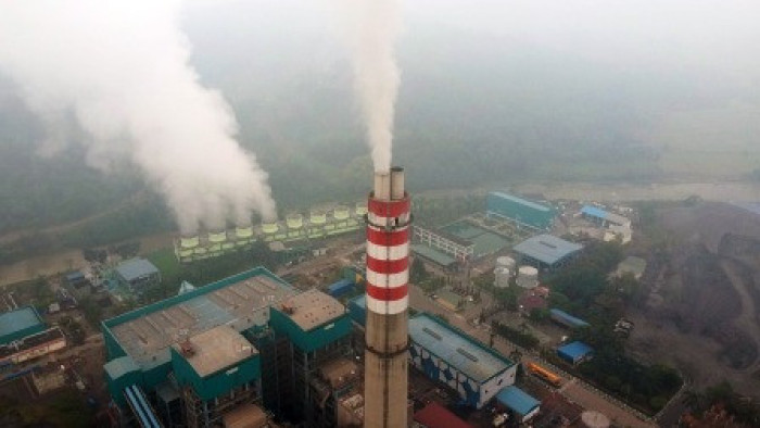 PLTU Ombilin yang berada di Desa Sijantang Koto, Kota Sawahlunto