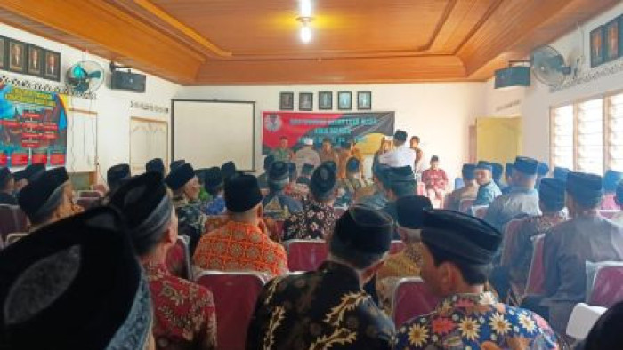 Suasana saat mubeslub KAN Sungai Kamuyang yang dilaksanakan pada 31 Juli 2023 lalu. Foto Ran