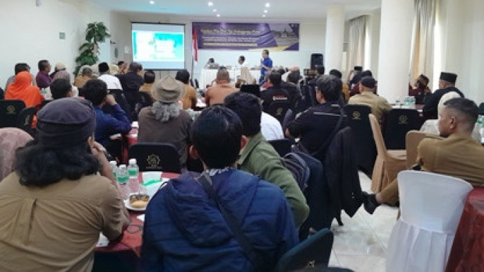 Seminar Pra Kick Off Galanggang Arang  dalam Giat Warisan Tambang Batu Bara Ombilin Sawahlunto di Padang Panjang, Selasa, 10 Oktober 2023 yang digelar Balai Pelestarian Kebudayaan Wilayah III Provinsi Sumatra Barat, Kementerian Pendidikan, Kebudayaan, Riset dan Teknologi