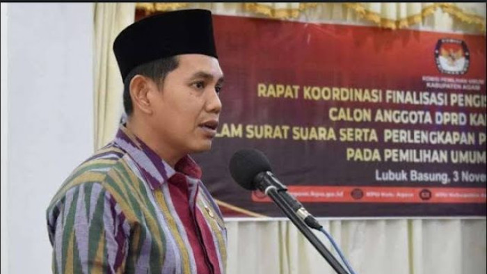 Ketua KPU Agam, Herman Susilo