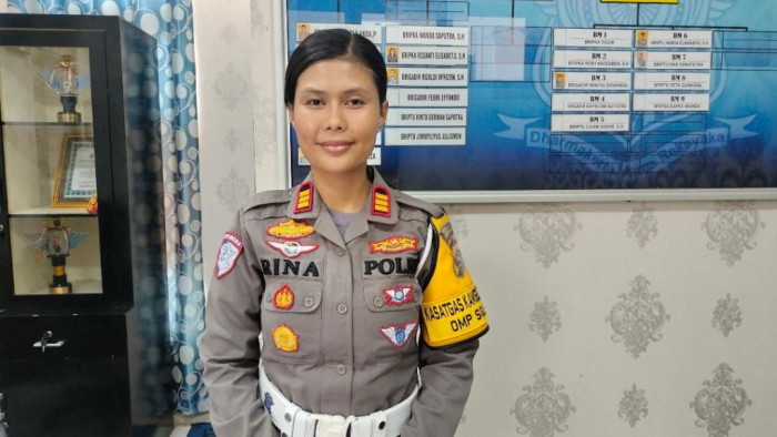 Kasat Lantas Polres Pasaman Barat, AKP Rina Aryanti, S.Tr.K, S.I.K, 