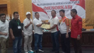 Aklamasi, Wahidul Basri Ketua KONI Pasaman Barat