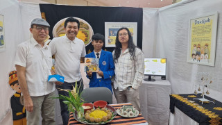Soeryadarama Isman Angkat Tradisi Aceh dalam Pameran Karya Akhir Mahasiswa DKV ISI Padang Panjang

