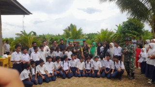 Tim Pengawas Mabesad TNI Tinjau TMMD Nagari Katiagan 
