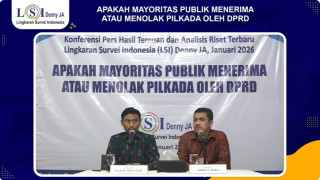 Survei LSI Denny JA, 66 Persen Publik Tolak Pilkada via DPRD, Penolakan Merata Lintas Generasi