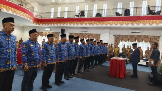 Bupati Pasbar Yulianto  Lantik 15 Pejabat Tinggi Pratama 