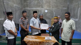 Dalam Safari Ramadan Kapolres Pasaman Barat Kunjungi Masjid Nurul Ikhlas Kinali 
