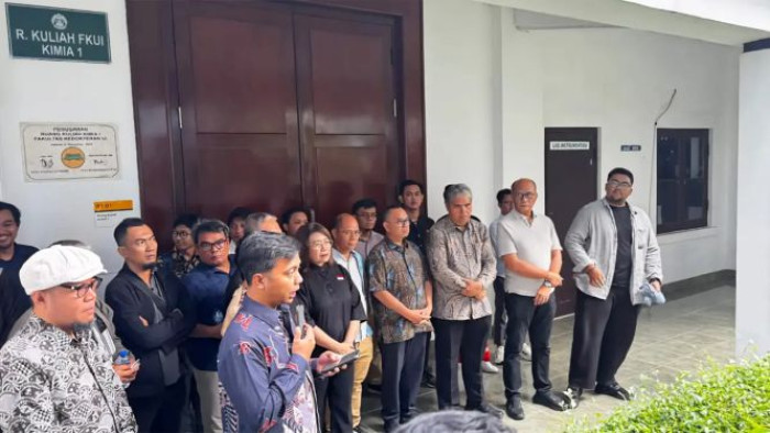 Konsolidasi Nasional Konferensi Republik bertajuk 'Jalan Menata Kembali Republik' yang sedianya digelar di Kampus Universitas Indonesia (UI), Salemba, Jakarta Pusat, pada Minggu (28/6), secara mendadak dibatalkan.