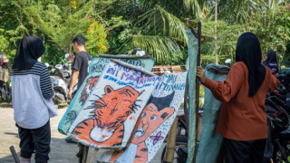 Pembukaan KRNT #11 Meriah, Hadirkan Harimau Pertunjukan Seni

