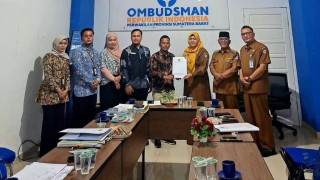 Bupati Yulianto Hadiri Penyampaian LHP dan Tindakan Korektif Ombudsman RI Sumbar